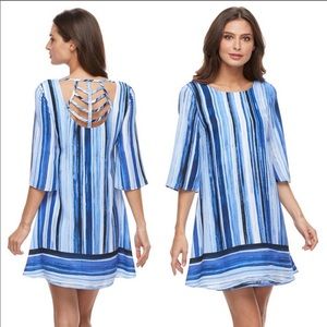 APT. 9 Striped Swing Dress